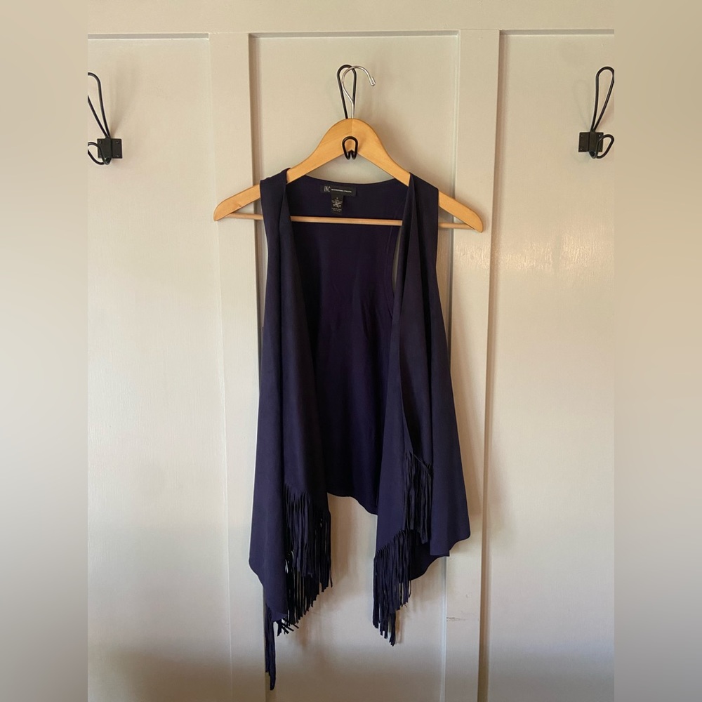 INC Concept Fringe Cardigan